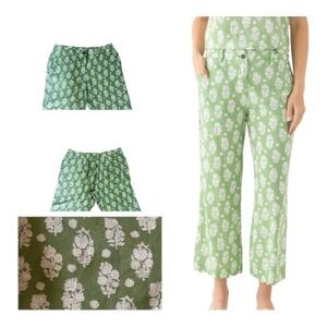 Crown & Ivy Women'
Linen Scallop Printed NWT